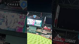 7th inning stretch at Chase Field #mlbbshorts #sports  #dbacks #shorts #youtubeshorts