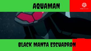 The Spetacular Aquaman Vs Black Manta Escuadron Fisth Battle With Healtbars