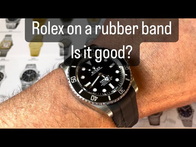 1 Best Rubber Strap For Rolex Submariner 41mm Everest 