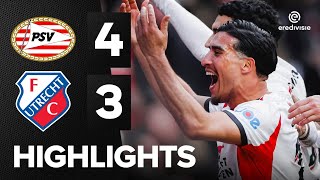 Remontada Kampioen 4-3 Psv Vs Utrecht Highlights Eredivisie 2026 Atmosphere Saibari Driouech