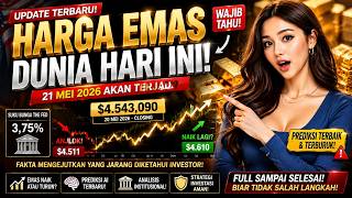 Harga Emas Dunia Hari Ini, Kamis 21 Mei 2026, Cek Update-nya | Gold Price per troy ons in US Dollar