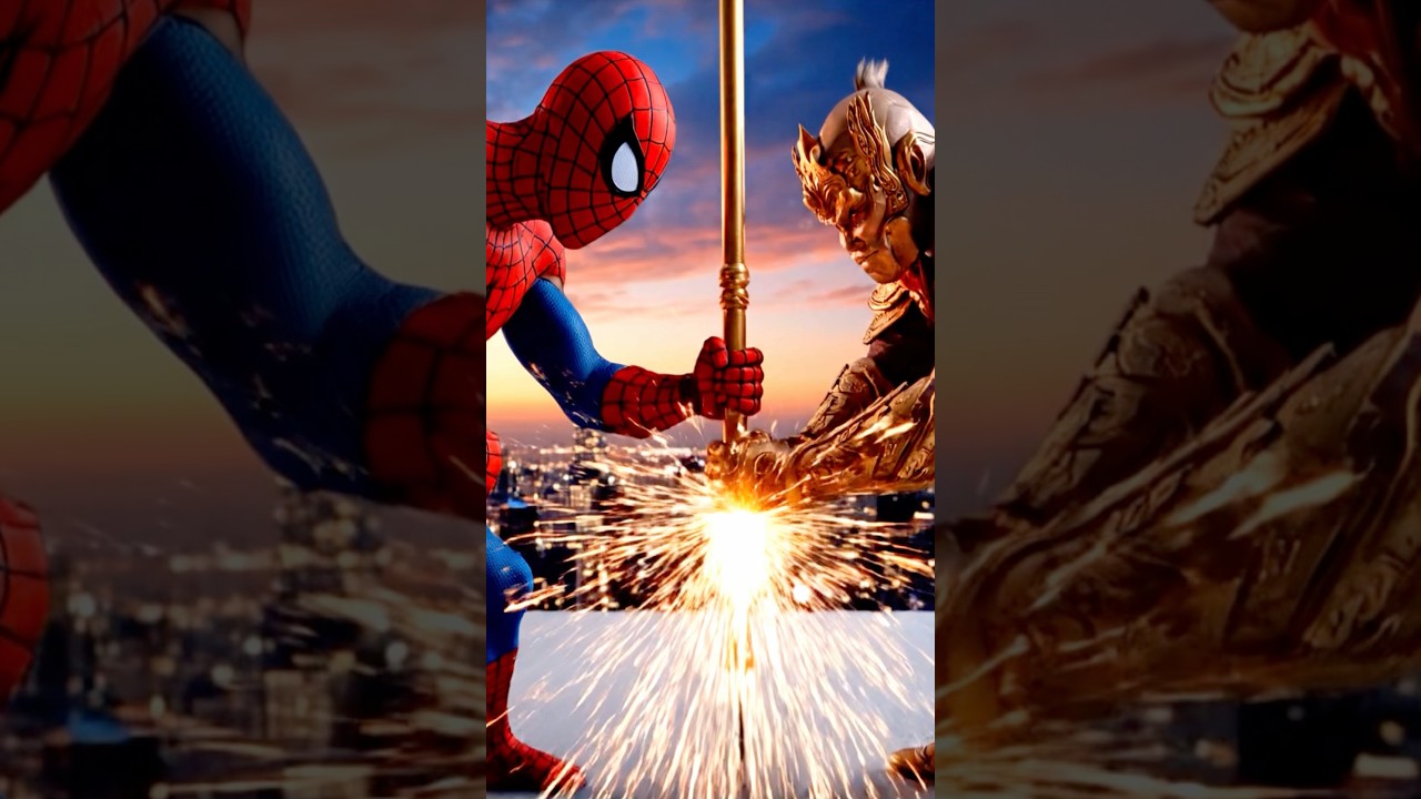 “Spider-Man vs Monkey King 🕷⚔ Who’s the Real Legend?” 