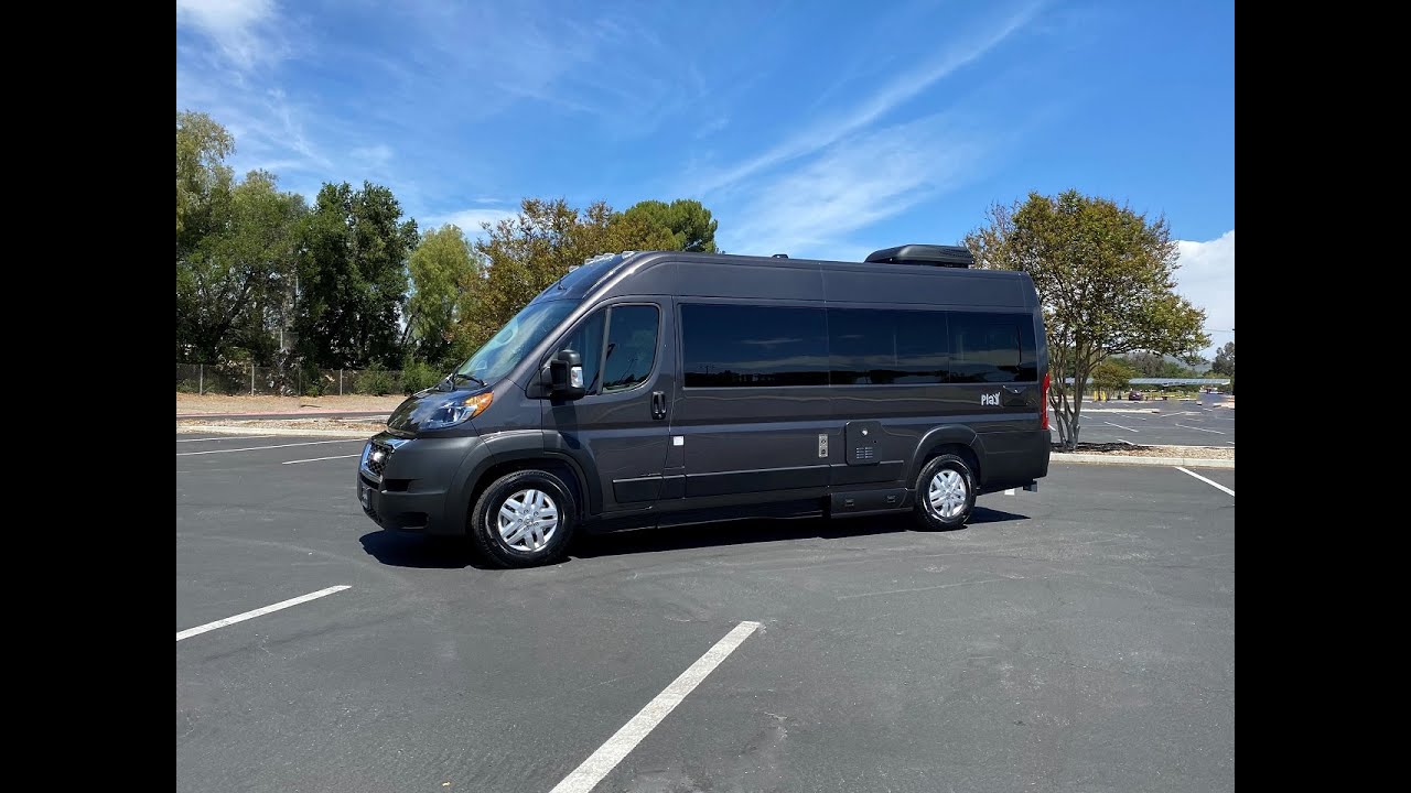 2022 Roadtrek Play Promaster Extended 3500 Opposing Couches King Bed