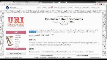 Resolução de Problema: Distância Entre Dois Pontos [URI - 1015]