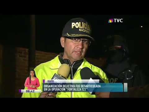 Organización delictiva fue desarticulada