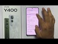 Vivo Y400: How to turn on or off Carrier video calling