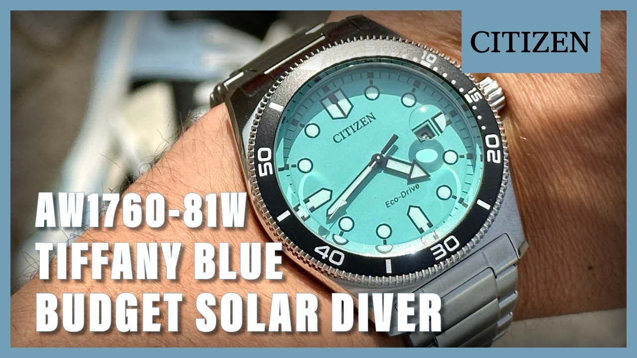 AW1760-81W Unboxing - YouTube Diver Solar The Citizen