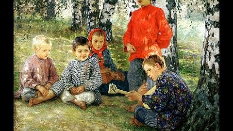 NIKOLAI BOGDANOV - BELSKY (1868-1945) Russian painter ✽ Terem Quartet - Willow
