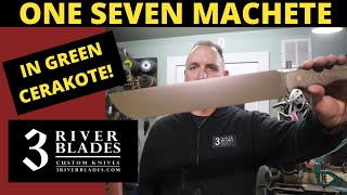3 River Blades ONE SEVEN Machete Build for Charles From VA @3riverblades