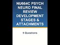 NU664C PSYCH NEURO FINAL REVIEW DEVELOPMENT STAGES &amp; ATTACHMENTS video