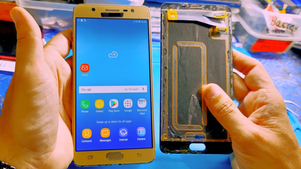 Samsung Galaxy J7 Max Cracked Screen Change | Samsung Galaxy J7 Max ...
