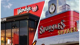 WENDYS VS SPANGLES FOOD CHALLENGE! 5 MEAL DEAL