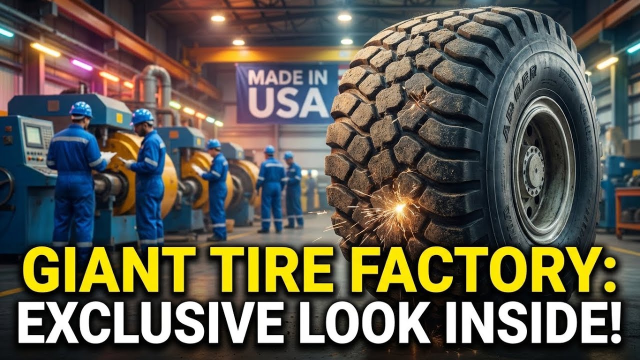 Inside America’s Aircraft Tire Factory 🇺🇸 | How Airplane Tires Are Made for Extreme Landings