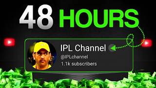 1000 Subscribers in 48 HOURS (Using IPL Shorts)