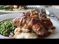Budget Smothered Sausages Over Mashed - Bangers and Mashed