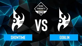 ShoWTimE vs. goblin - ESL SC2 Masters: Spring 2024 Europe Regionals - Playoffs