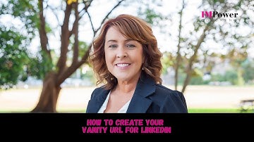 How to create your  vanity URL for LinkedIN