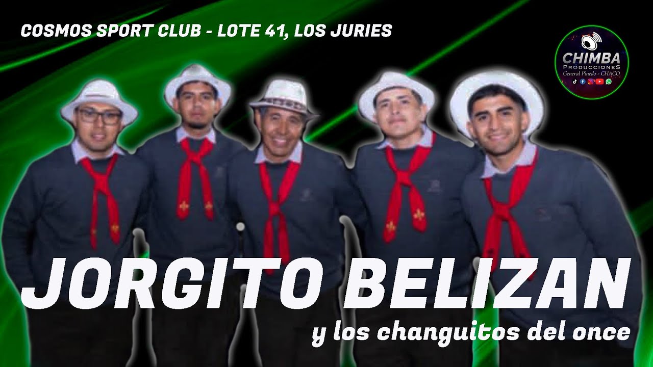 Jorgito Belizan y Los Changuitos del 11, Aniversario Cosmos Sport Club Lote 41, Los Juries   01 01 2