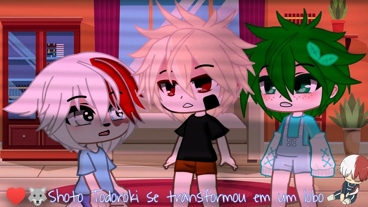 ♥️🐺Shoto Todoroki se transformou em um lobo🐺♥️ | TodoBakuDeku | BNHA Gacha Nox