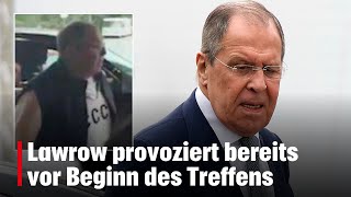 Lawrow mit UdSSR-Pullover | krone.tv NEWS