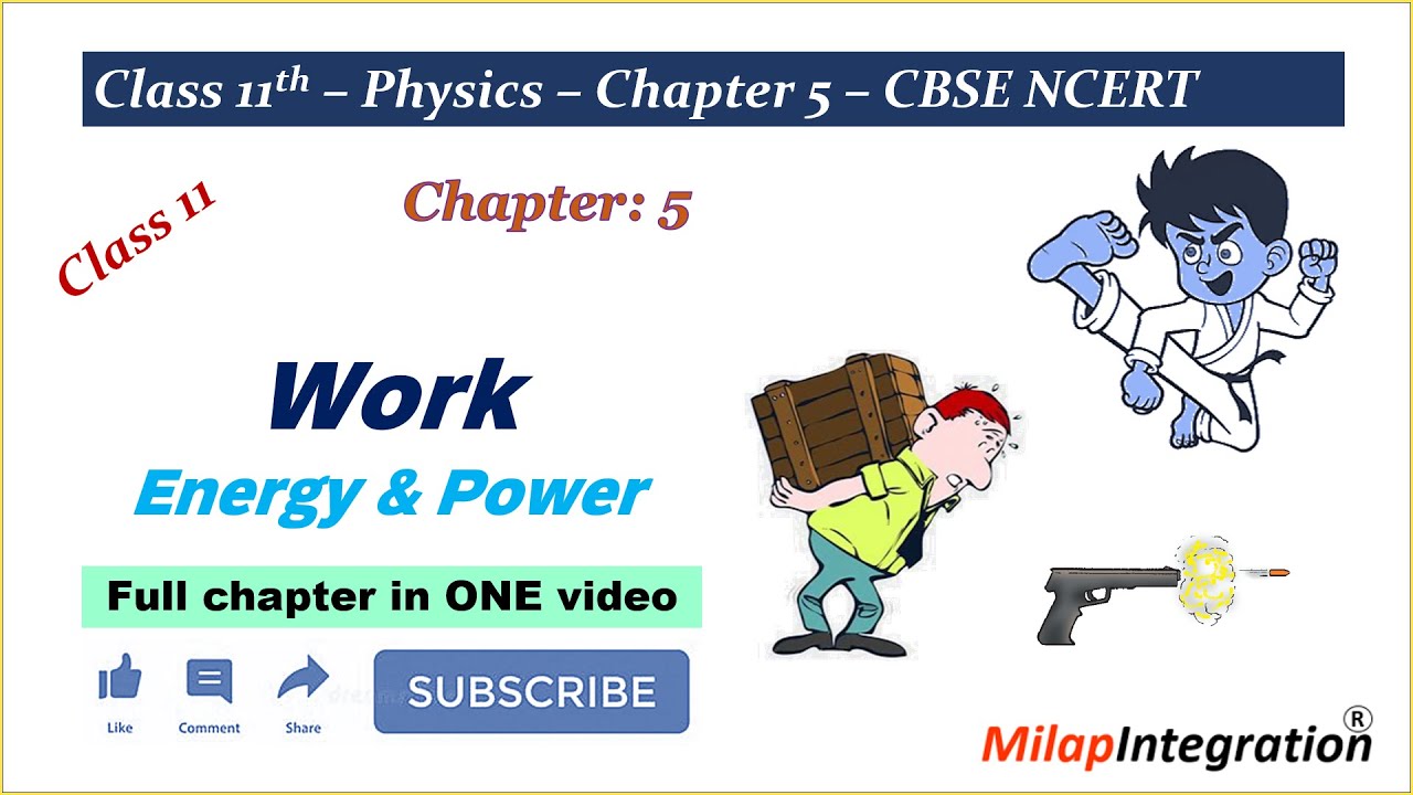 Work Energy & Power | Full Chapter 5 | Class 11 Physics NCERT