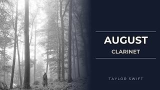 august (Clarinet - Easy & Standard Versions) - Taylor Swift