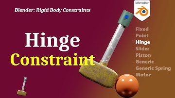 Hinge Constraint-Blender Rigid Body