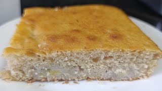 Bolo de BANANA/sem liquidificador/sem batedeira/Feito somente a mão