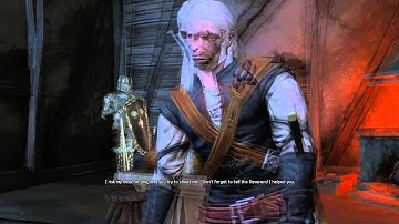 Witcher 1 Chapter 1 part 7 PC HD Helping Odo with his Garden