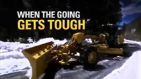 Cat M Series 3 Motor Graders: All Wheel Drive