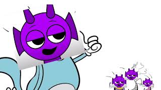 Asdfmovie 1 and 2 oggy durple
