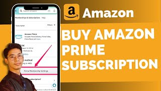 How to Buy Amazon Prime Subscription