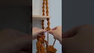 DIY Macrame Shelf | Wall Hanging Shelf | Home Decoration | Book Shelf DIY #handmade #diy #bookshelf