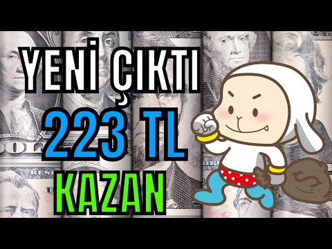 Yeni Çıktı 223 TL Kazan!! Kanıtlı! İnternetten Para Kazanma 2022