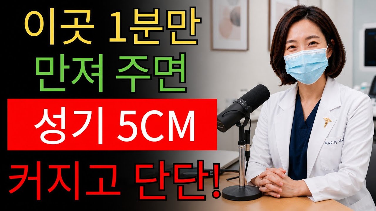 99%의 남성이 모릅니다! 단 1분 습관으로 달라지는 남성 건강 (비뇨기과 전문의)