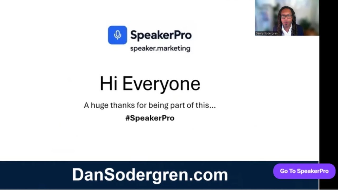 The Intro To SpeakerPro