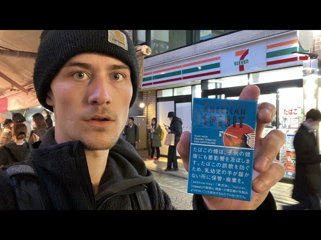 Buying Cigarettes at a 7/11 in Japan