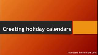 Creating holiday calendars screenshot 5