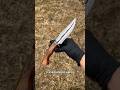 Mirror Polished Feather Damascus Blade #bladesmithing #forge #damascusknife #hunter #blacksmith