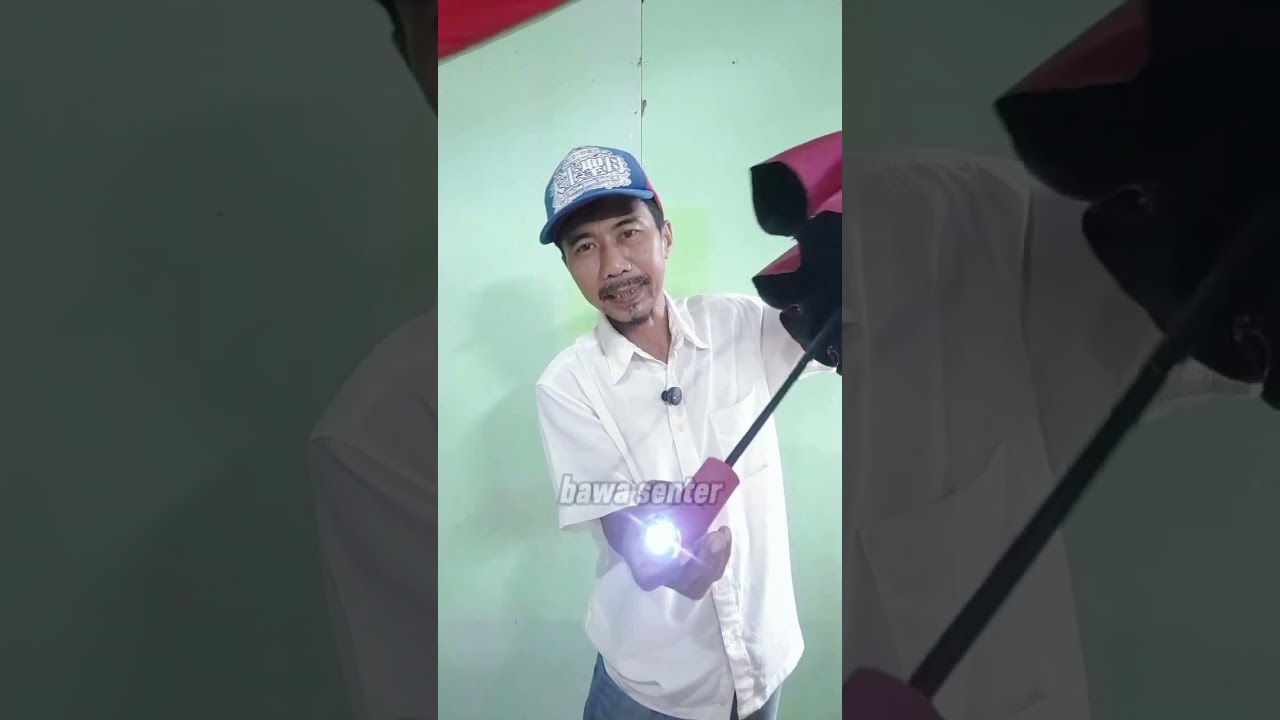 payung lipat buka tutup otomatis senter #shopping