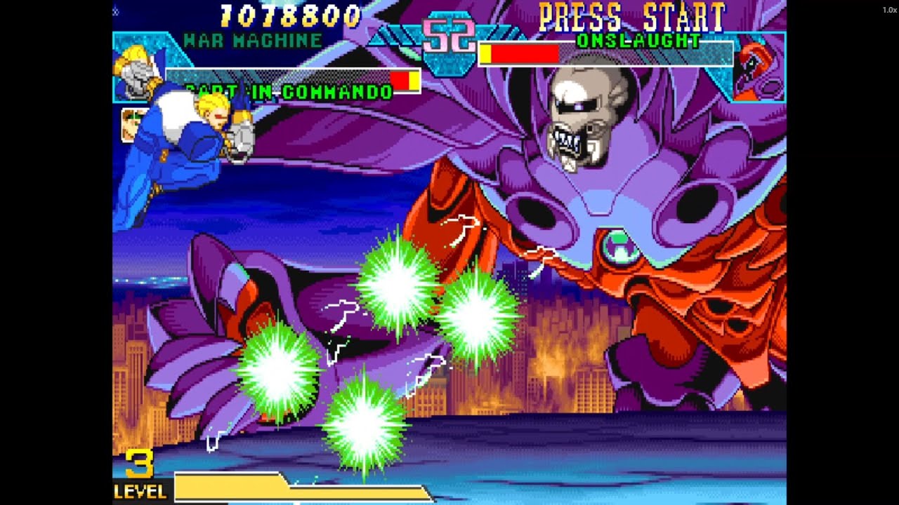 CAPTAIN COMMANDO & WAR MACHINE — Heroes in Heavy Armor! | Marvel vs Capcom: Clash of Super Heroes