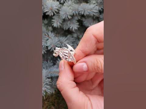 Кольцо дракон из серебра - YouTube