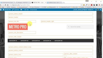 How to add a before content widget area | Genesis WordPress