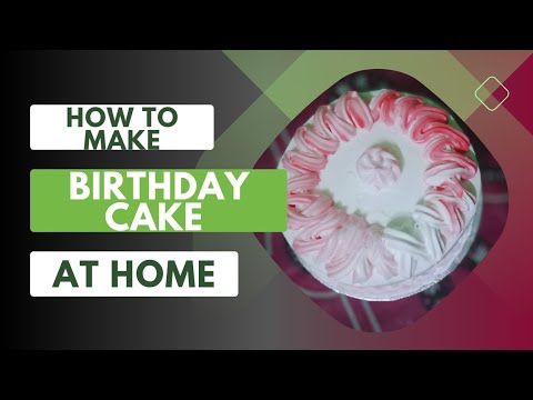 | How to make Birthday cake at home without oven | Chef Areeba Rajpoot ...