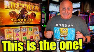 YES!!!! MAX BET $90/SPIN ON BUFFALO GOLD SLOTS!