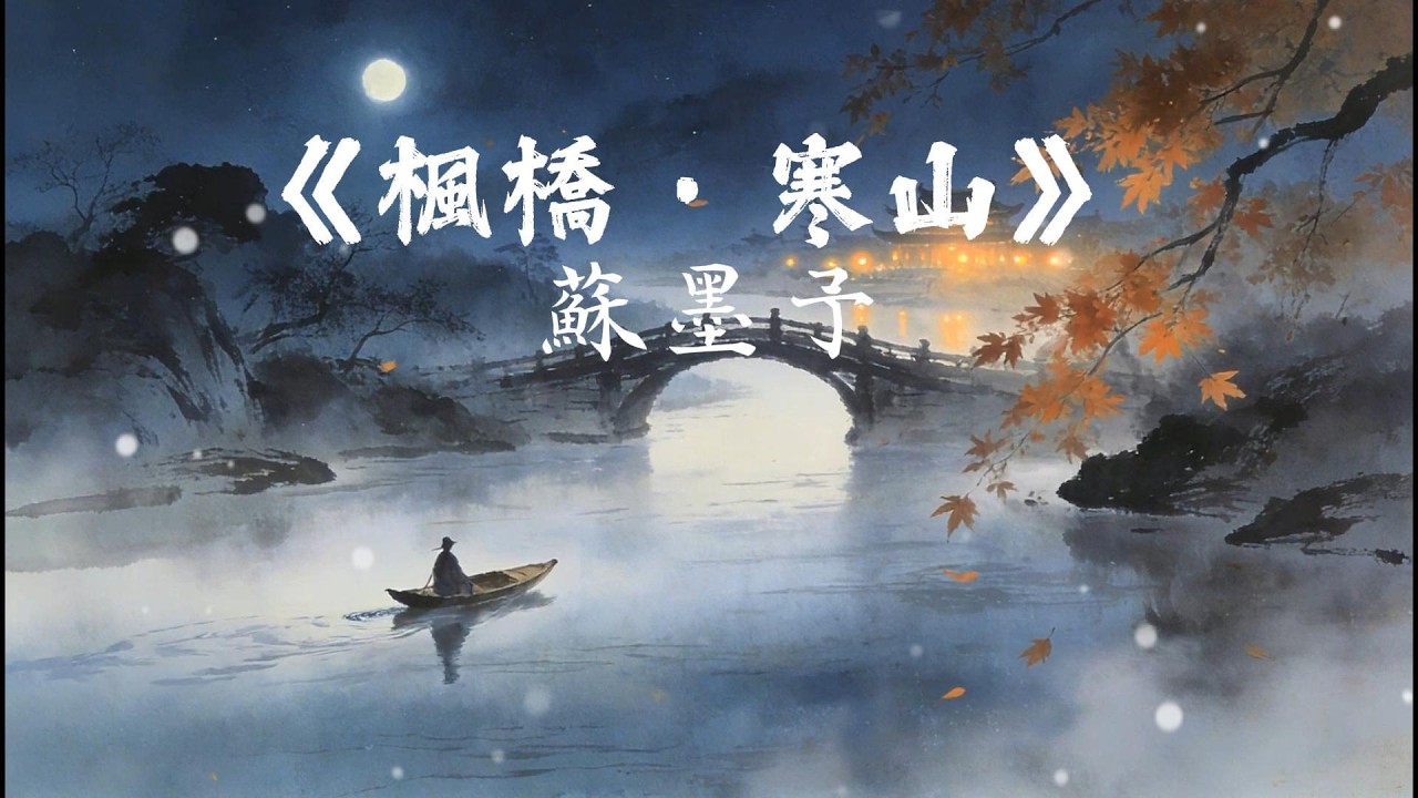 【楓橋 · 寒山】蘇墨予 Su Mo yu：那一記千年鐘聲，渡了誰的寂寞？ 禪意國風新作  #楓橋夜泊 #孫繼 #國風 #治癒系 #舒壓音樂 #Guofeng #蘇墨予 #墨予軒 #古風 #國風流行