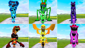 EVOLUTION OF ALL GODZILLA SMILING CRITTERS POPPY PLAYTIME 3 In Garry