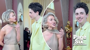 Timothée Chalamet’s ‘awkward’ Oscars 2025 interview with Julianne Hough goes viral