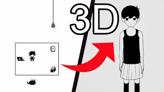 I remade OMORI into 3D using Unreal Engine 5! 👁️‍🗨️💡🔪