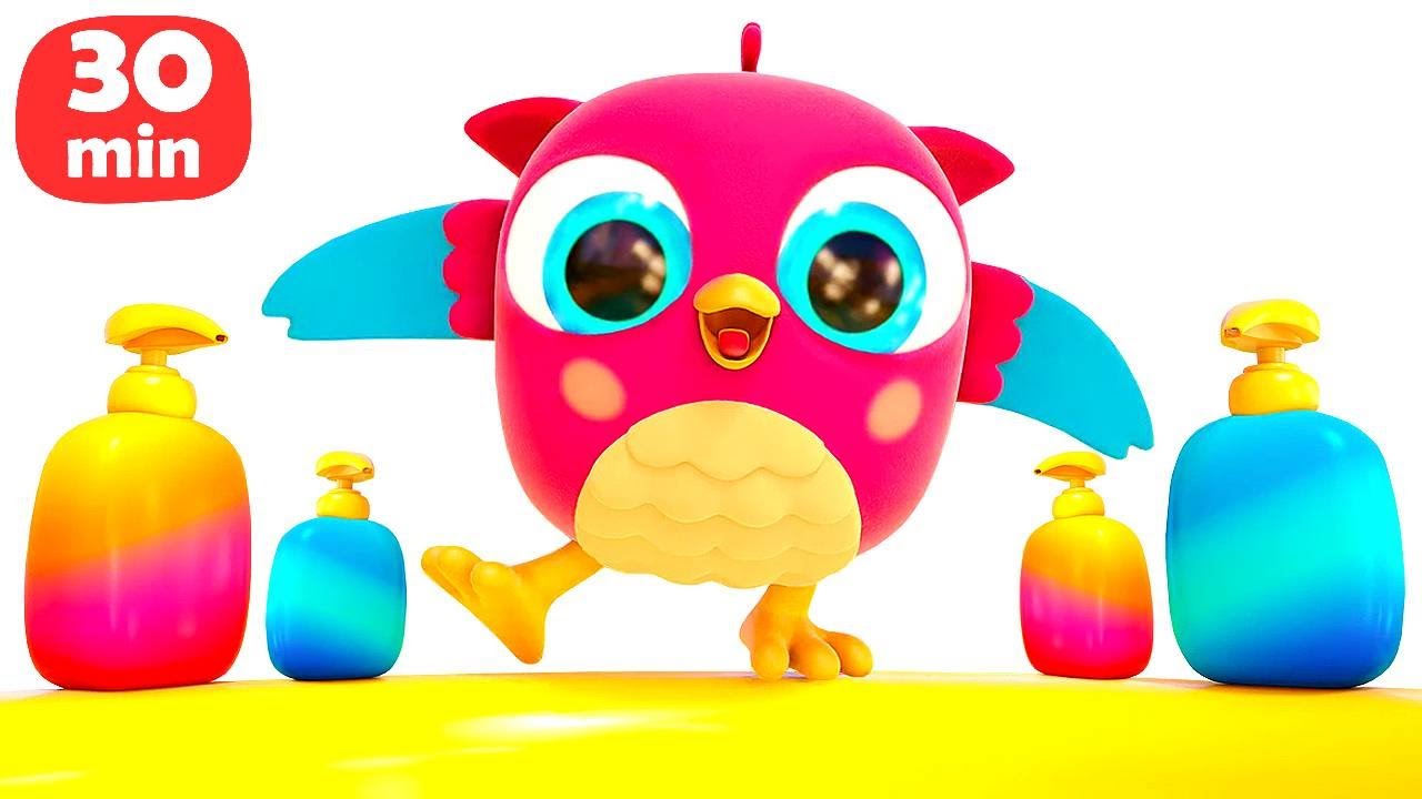 HopHop die Eule Kompilation. Wir lernen spielerisch mit Hophop. Cartoon auf Deutsch